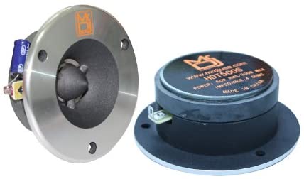 MR DJ HDT500S Pair Slim 4" 600W Chrome High Compression Titanium Bullet Super Tweeter