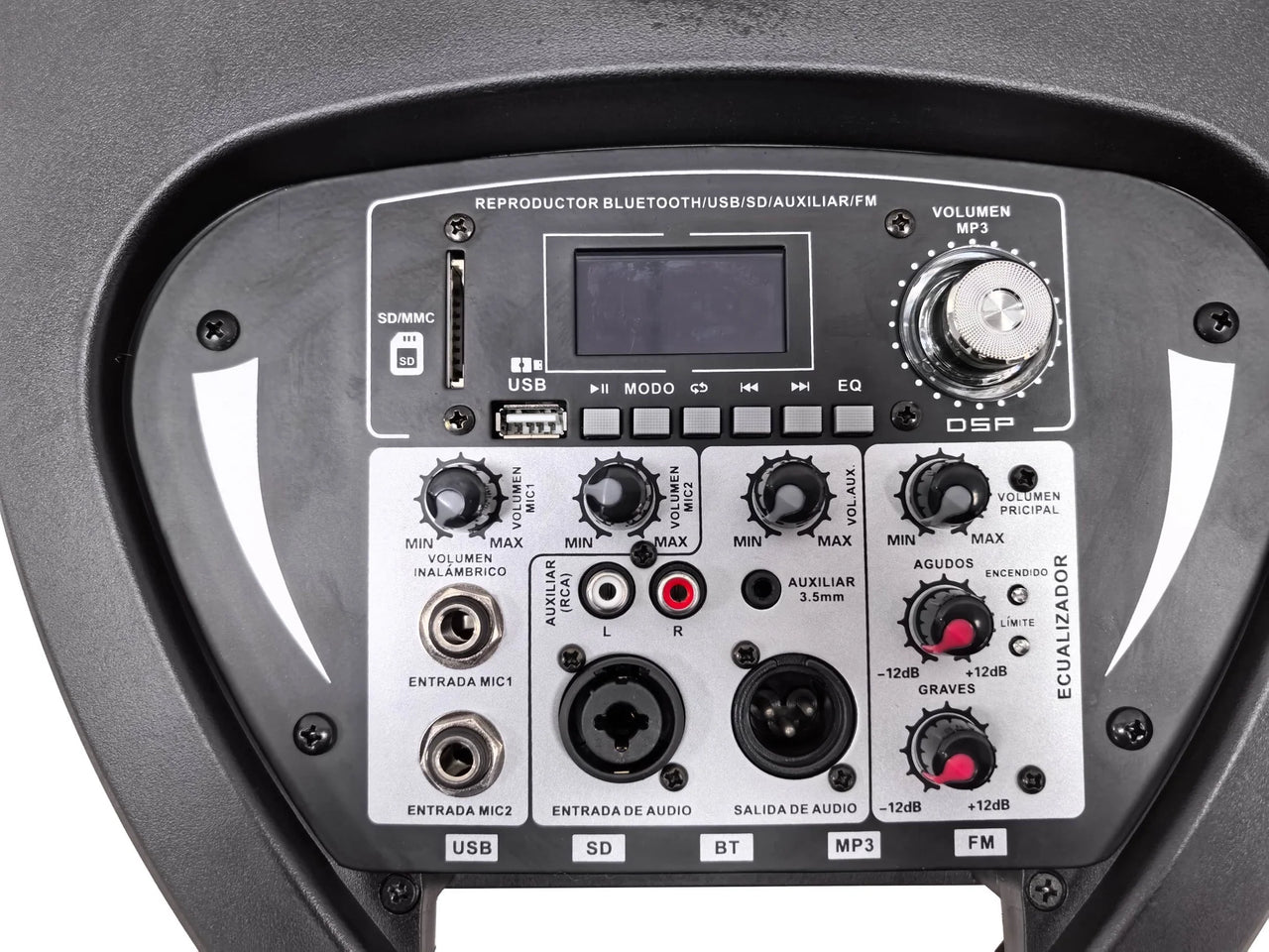 MR DJ ELITE All-In-One 8" Portable Bluetooth Line Column Array Speaker