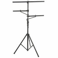 Thumbnail for Mr Dj LS300 Single 12ft Tall Portable T-BAR Light Stand with Dual Side BAR