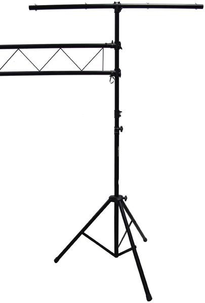 MR DJ LS560 10FT Portable PRO Audio PA DJ Lightweight Aluminum Lighting Truss + MEGA354 SlimPAR 54 Low Profile RGB LED Par