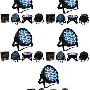 5 MR DJ MEGA354 Slim Disco DJ Party Club Stage Show Lighting Flat Par Wash Lighting