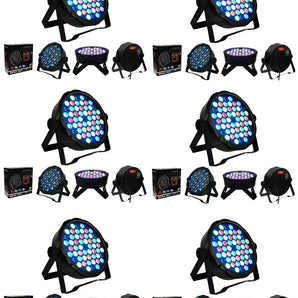 6 MR DJ MEGA354 Slim Disco DJ Party Club Stage Show Lighting Flat Par Wash Lighting