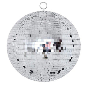 MR DJ MB12 12" mirror ball covered in 1/4-inch mirrored glass + Motor