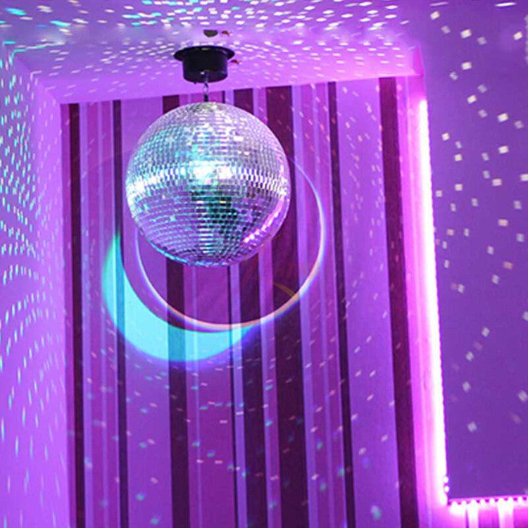 MR DJ MB18 18" mirror ball covered in high quality 1/4-inch mirrored glass + Motor