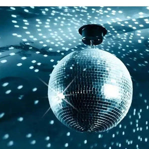 8" Mirror Balls Silver Covered with Tiny Mirrored Squares