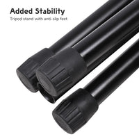 Thumbnail for MR DJ MS500 Universal Heavy-Duty Tripod Microphone Stand with Mic Holder Clips