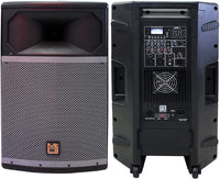 Thumbnail for MR DJ PRO115BT & PRO115S PA DJ Active & Passive Speaker & Stands Professional PRO PA DJ 15” 2-Way Full-Range Active & Passive Loudspeaker