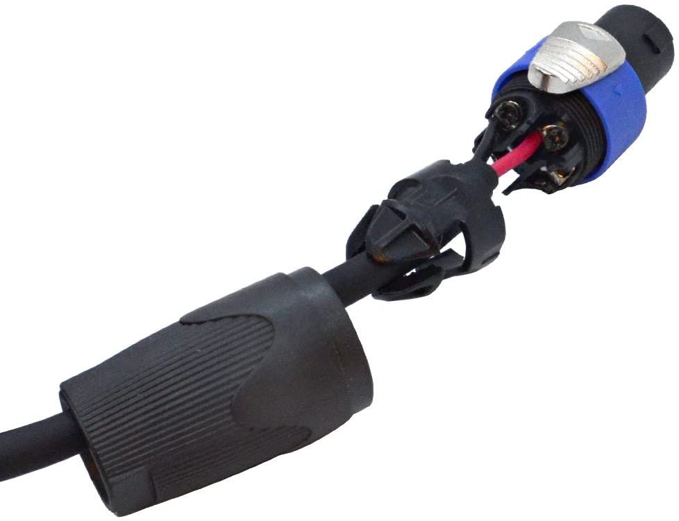 MR DJ CSMSM50 50 Feet PRO PA DJ Speakon Male to Speakon Male Speaker Cable