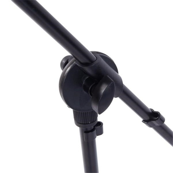 MR DJ MS500 Universal Heavy-Duty Tripod Microphone Stand with Mic Holder Clips