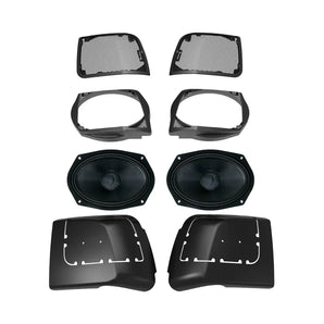 Diamond Audio MSHXM69F2BKLK Cut In Speaker Lid Kit with HXM69F2BK (2Ω)