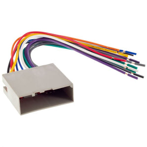 Absolute H692/5520 Radio Wiring Harness Fit Ford/Lincoln/Mercury/Hyundai 2003-2010 Power 4 Speaker (70-5520, FWH-692)