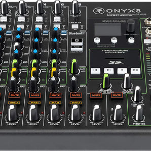 Mackie ONYX8 8-channel Analog Mixer with Multi-Track USB 24-Bit
