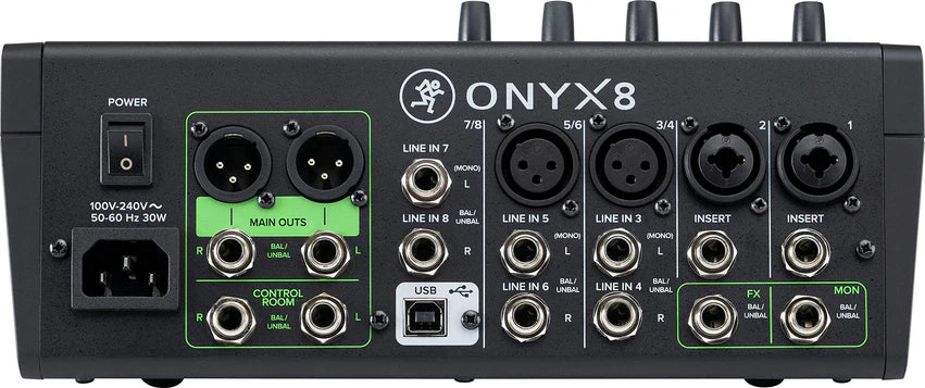 Mackie ONYX8 8-channel Analog Mixer with Multi-Track USB 24-Bit