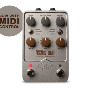 Universal Audio UA-OX-STOMP-U OX Stomp Dynamic Speaker Emulator Stereo Pedal