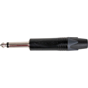 Peavey NP2X- Bag- 1/4" 2 Con Plug - Professional Phone Plug (Nickel Contacts, Black Shell)
