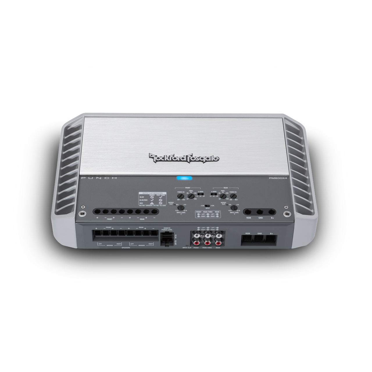 Rockford Fosgate PM600X4  Punch Marine 600 Watt 4-Channel Amplifier