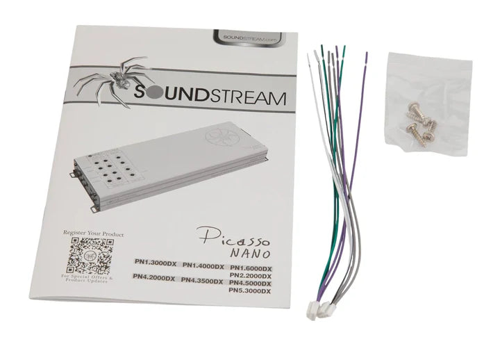Soundstream PN4.3500DX Picasso Nano Series 3500W 4 Channel Amplifier