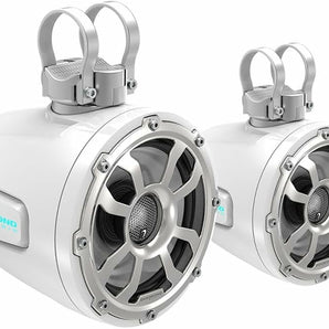 Diamond Audio POD65F4W 6.5" Marine Tower Speaker 300W RGB LED White