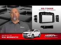 Metra 95-7366B Double DIN Dash Kit - Compatible Fits for Kia Sorento 2016-2020