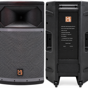 2 MR DJ PRO115S PA DJ Passive Speaker Professional PRO PA DJ 15" 2-Way Full-Range Passive Live Sound Loudspeaker