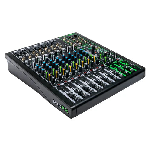 Mackie ProFX12v3 12-Channel Mixer with Built-in Effects and USB + Pro TH02 Headphone with Pair of XLR Cable+free Absolute Phone Holder