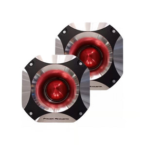 Power Acoustik PRT-34 4.5" Aluminum Super Bullet Pro Audio Tweeters Pair