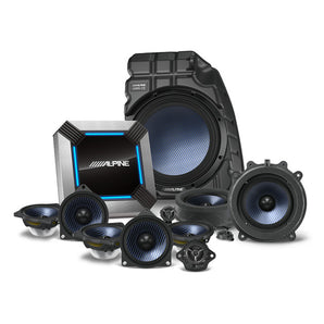 Alpine PSS-TSLA-213 11-Speaker Sound System Fit 2018-21 Tesla Model 3 with Factory Base Audio Bundle