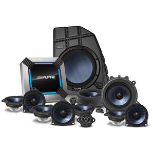 Alpine PSS-TSLA-22Y 13-Speaker Complete Sound System Upgrade Fit 2022 Tesla Model Y Bundle