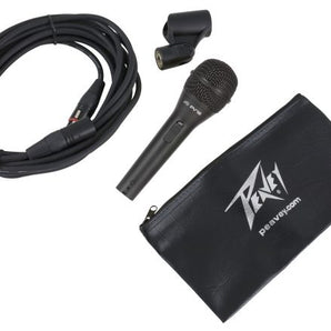 Peavey PV®i 2 Microphone - XLR cable Dynamic Vocal Microphone with XLR Cable - Black