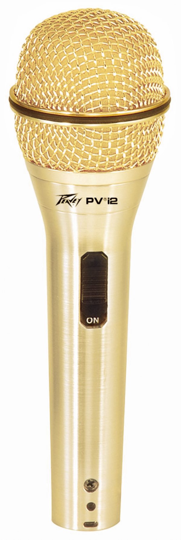 Peavey PVI 2G Gold Cardioid Unidirectional Dynamic Vocal Microphone with XLR Cable