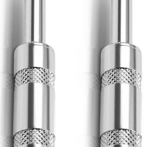 MR DJ QMH2 1 Pair 1/4" Mono Male Speaker Cable Connectors