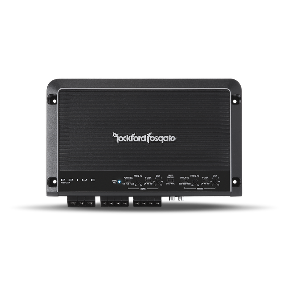 Rockford Fosgate R250X4 Prime 250 Watts 4-Channel Amplifier + 4 Gauge Amp Kit
