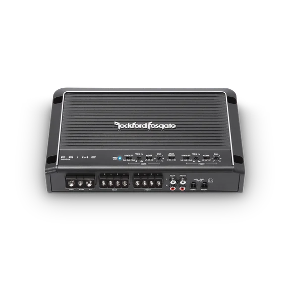 Rockford Fosgate R250X4 Prime 250 Watts 4-Channel Amplifier + 4 Gauge Amp Kit