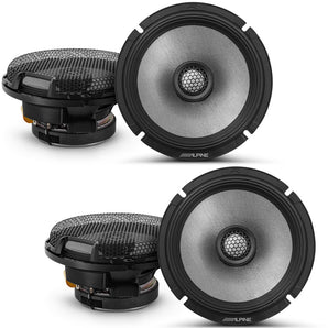 2 Pair Alpine R2-S65 300 Watt 6.5" Car Audio Coaxial Speakers
