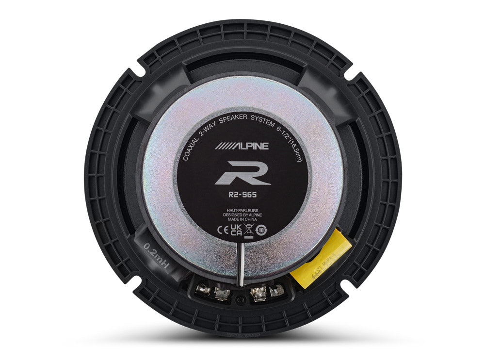 Alpine R2-S65 6.5" R-Series 2-Way 4-Ohm Coaxial Car Speaker