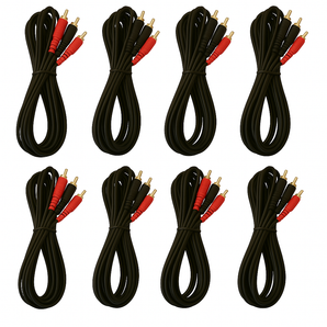 10 Absolute 17' RCA Interconnect Cable Wire Marine Car Amplifier Stereo Home Audio