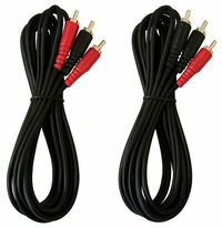 Thumbnail for 8 Absolute 6' RCA Interconnect Cable Wire Marine Car Amplifier Stereo Home Audio