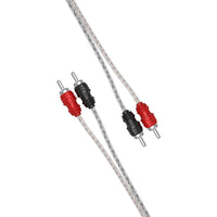 Thumbnail for Cerwin Vega RHY2M HED-1 Female to 2 Male 1 Pair Twisted RCA Cable W/single Molded Ends