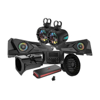Thumbnail for Cerwin Vega RPMRZRKD23 2014+ RZR XP Complete Audio Kit with 6 Ch Digital Amplifier, CMR3 Media Audio Player, 6.5” 2-Way Tower Speaker System and 10” Sealed Marine Subwoofer