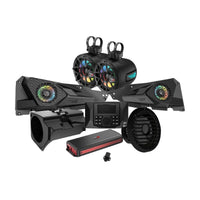 Thumbnail for Cerwin Vega RPMRZRKD23 2014+ RZR XP Complete Audio Kit with 6 Ch Digital Amplifier, CMR3 Media Audio Player, 6.5” 2-Way Tower Speaker System and 10” Sealed Marine Subwoofer