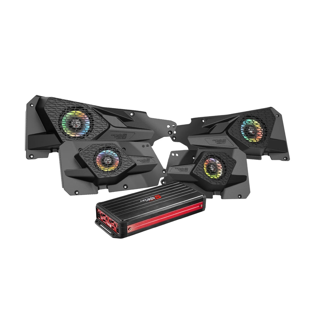 Cerwin Vega RPMRZRKD41 2014+ RZR XP Complete Audio Kit with 360W RMS Waterproof 4 Channel Amplifier