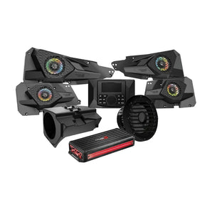 Cerwin Vega RPMRZRKD42 2014+ RZR XP Complete Audio Kit with 6 Ch Digital Amplifier, 10” Sealed Marine Subwoofer and CMR3 Media Audio Player