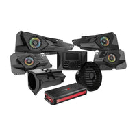 Thumbnail for Cerwin Vega RPMRZRKD42 2014+ RZR XP Complete Audio Kit with 6 Ch Digital Amplifier, 10” Sealed Marine Subwoofer and CMR3 Media Audio Player