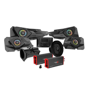 Cerwin Vega RPMRZRKD42 2014+ RZR XP Complete Audio Kit with 6 Ch Digital Amplifier, 10” Sealed Marine Subwoofer and CMR3 Media Audio Player