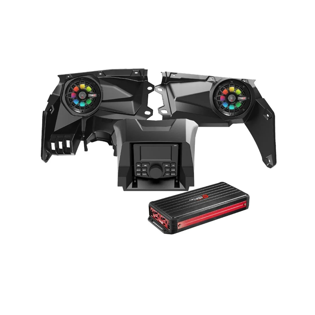 Cerwin Vega RPMX3KD1 2017+ Can Am Maverick X3/X3 Max Complete Speaker Kit with 2Ch Amplifier