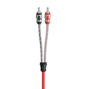 Cerwin Vega RV417 4-Channel Dual Twisted RCA Cable W/dual Molded Ends 17ft