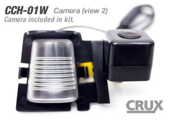 Crux RVCCH-75W Rear-view Integration System for Jeep Wrangler Vehicles w/ MYGIG Systems 2007-Up