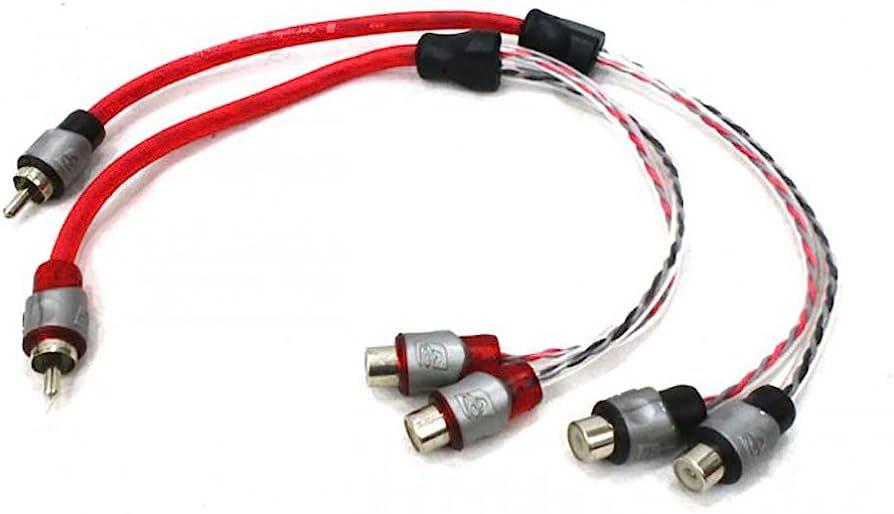 Cerwin Vega RVY2F Vega Series 1 Male To 2 Female RCA Y Splitter Pair