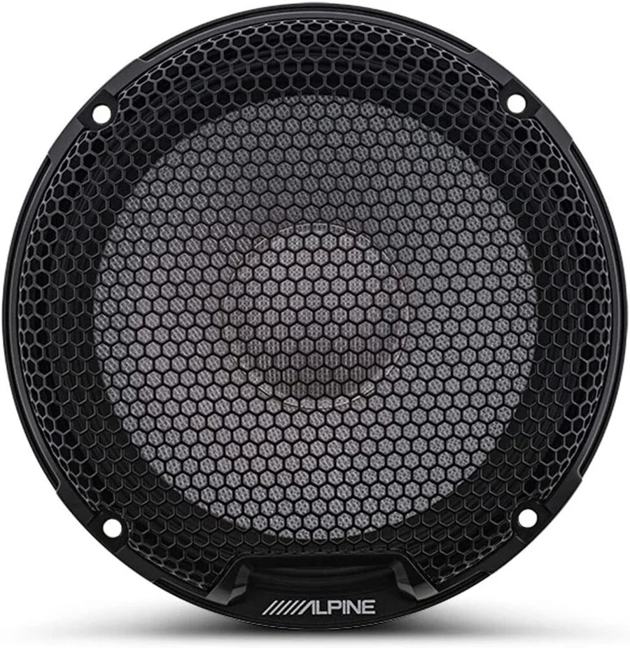Alpine R2-S65C 6.5" Component Speaker + Adapter & Harness Fit Select Honda Acura
