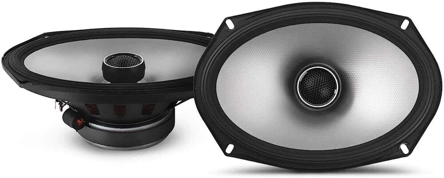 Alpine ILX-W670 Digital In-dash Receiver & 2 Alpine S2-S69 Type S 6x9 Coaxial Speaker & KIT10 Installation AMP Kit